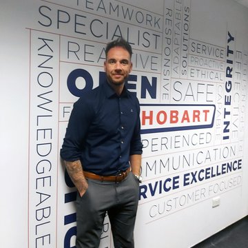 Andi Coles - the new Operations Manager for HOBART Service